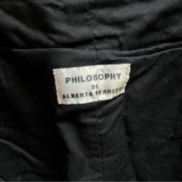 Philosophy di Alberta Ferretti snap button zipper mini skirt Sz 4 - Picture 6 of 11